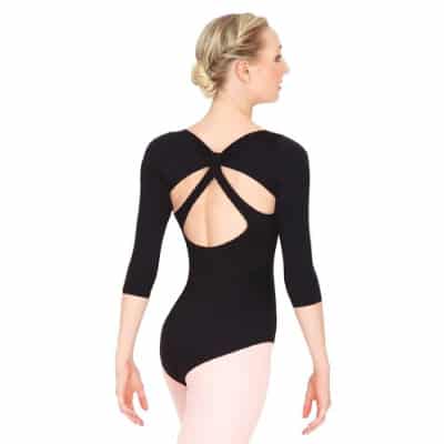 Natalie Dancewear 3/4 Sleeve Leotard with Back Strap