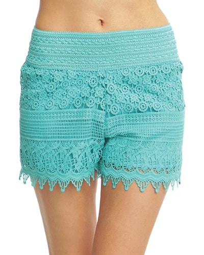 Mint Lace Shorts | Mint Green Outfits
