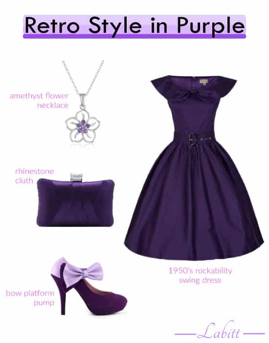 Retro Style in Purple
