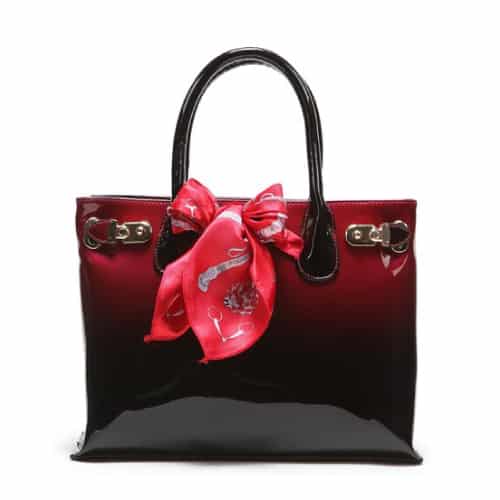 Scarleton Patent Satchel Bag