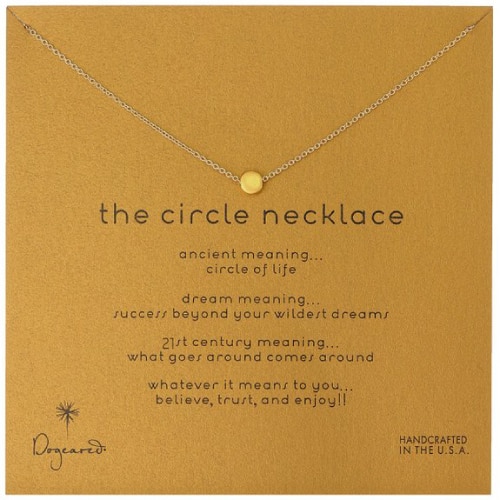 Dogeared "Circle" Chain Necklace