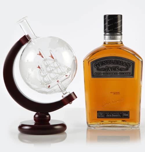 Etched Globe Decanter
