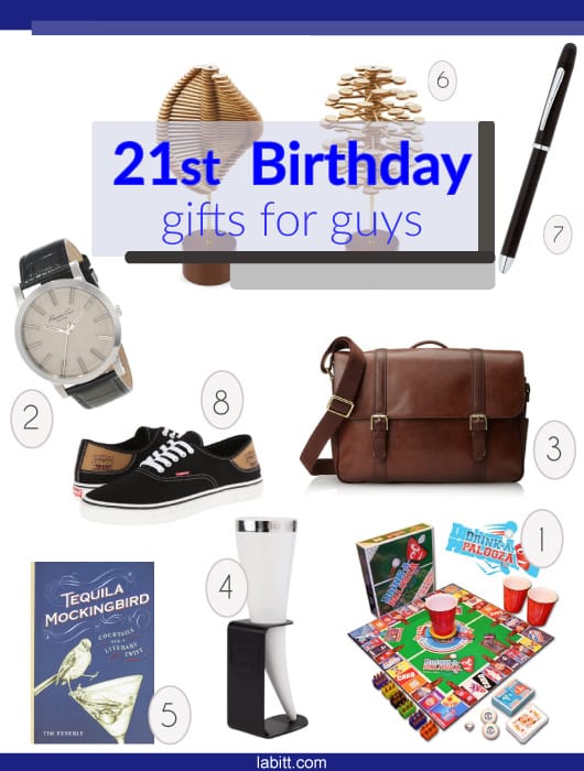 21st birthday gifts for guys