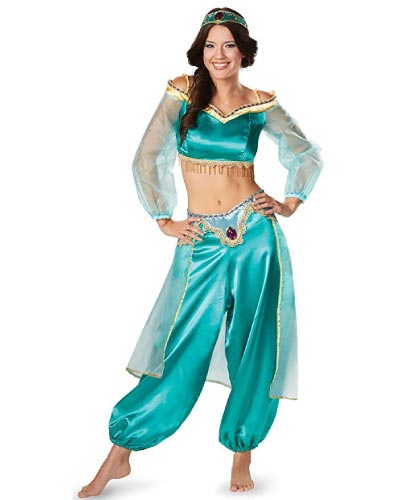 disney princess jasmine from aladdin - teen halloween costume for girls