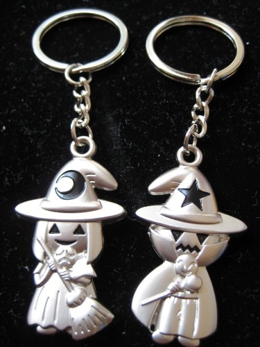 Halloween Witch Couple Keychain 