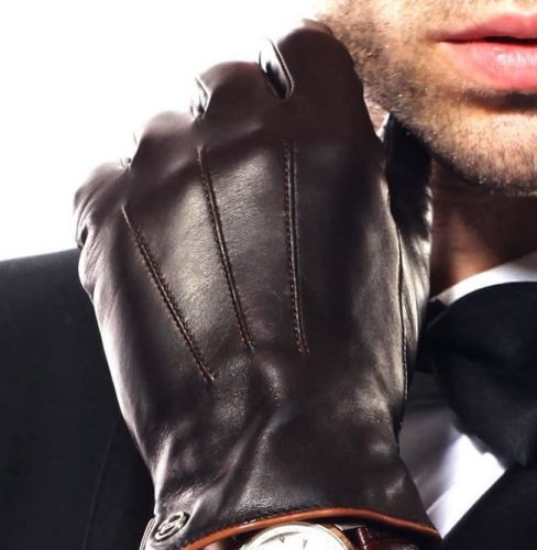 Luxury Italian Leather Touchscreen Gloves