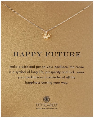 college graduation gift ideas for her - Dogeared Happy Future Pendant Necklace