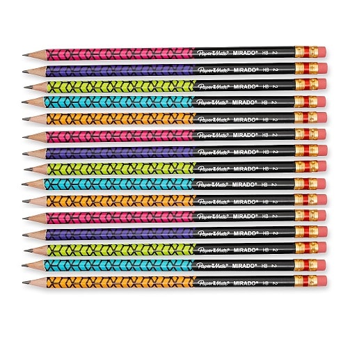 paper mate mirado woodcase lead pencils