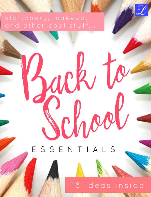 18 back to school supplies for girls in high school