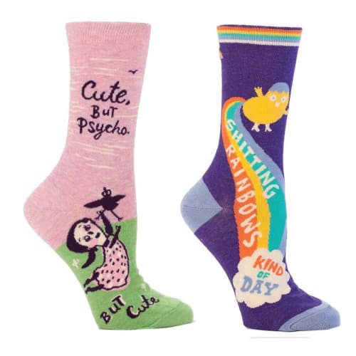 cute socks with funny wordings