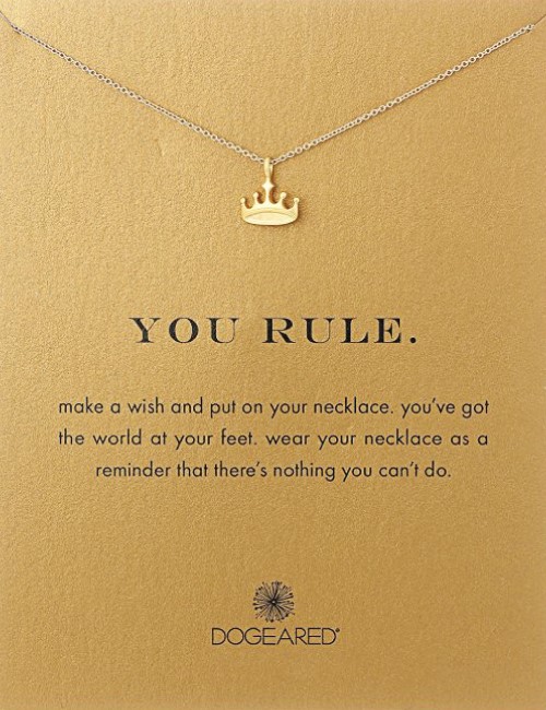 you rule motivational sassy necklace