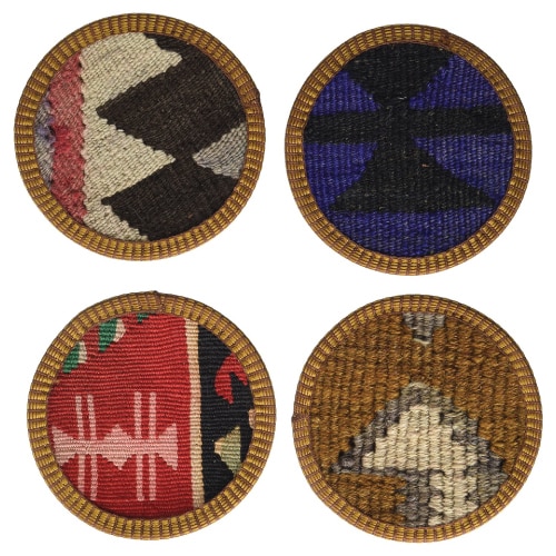 Kilim Coasters Set