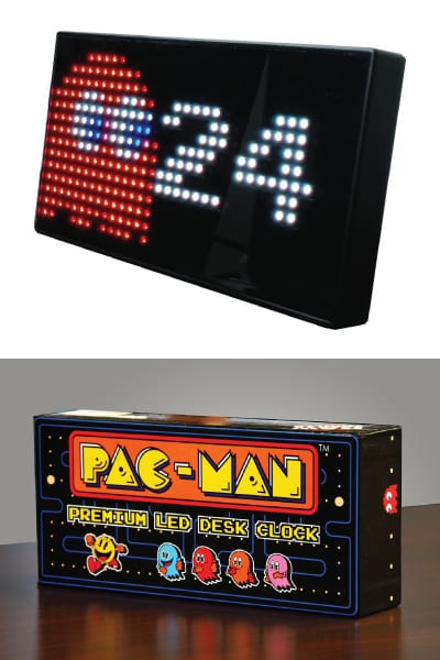pac-man led clock