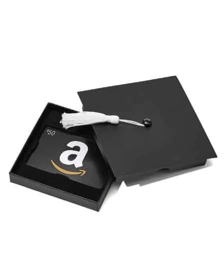 graduation cap box Amazon gift card