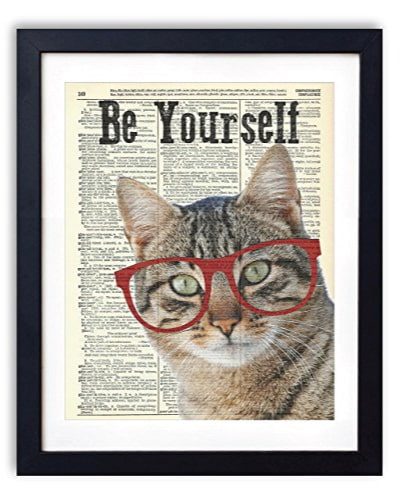 "Be Yourself" Cat Art Print