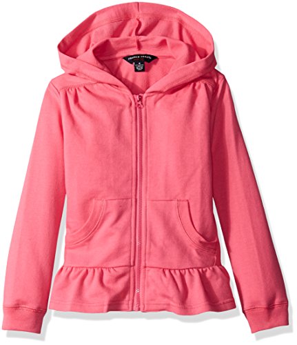 gifts for tween girls Chic Pink Hoodie with Ruffle