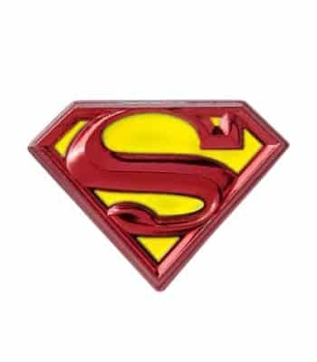 Great Father's Day Gift for Geek Dad. Superman Lapel Pin.