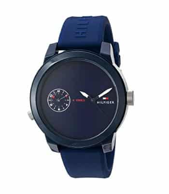 Navy Blue Watch for Men. Tommy Hilfiger Men's Denim Watch