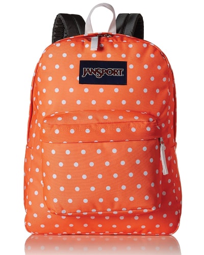 JanSport Superbreak Tahitian Orange Backpack 