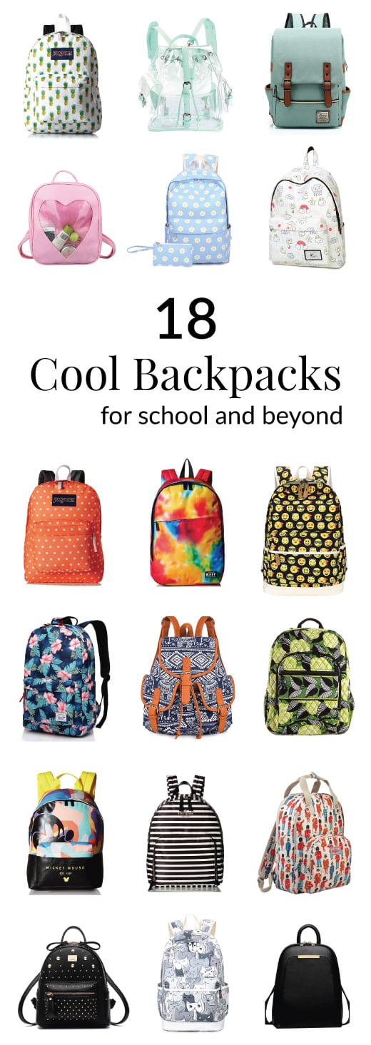 cute school backpacks for high school