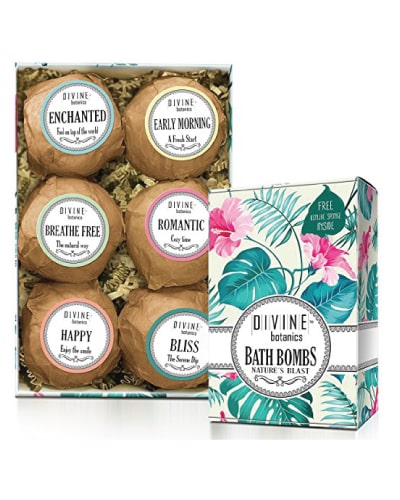 divine botanics bath bombs kit