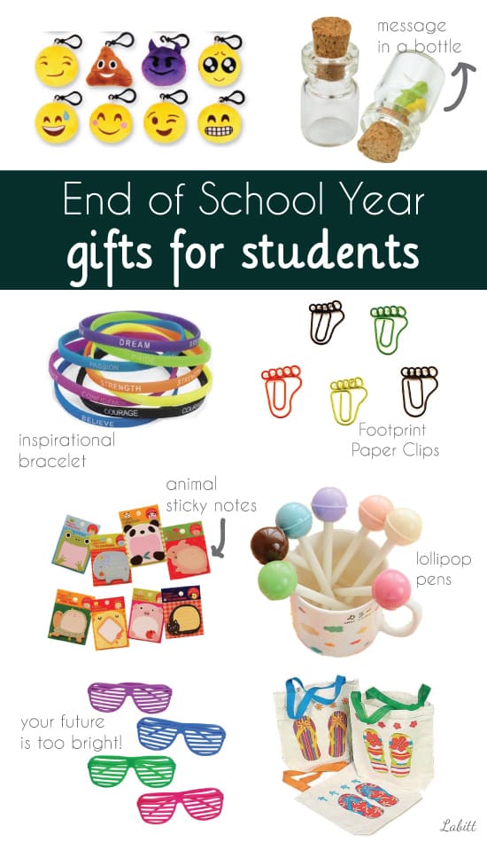 end of year student gift ideas from teacher