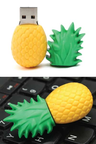 Pineapple USB Flash Drive | gift ideas for staff from boss | receptionist day appreciation gift ideas