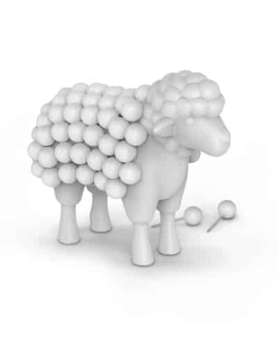 sheep push pin holder - office gift idea