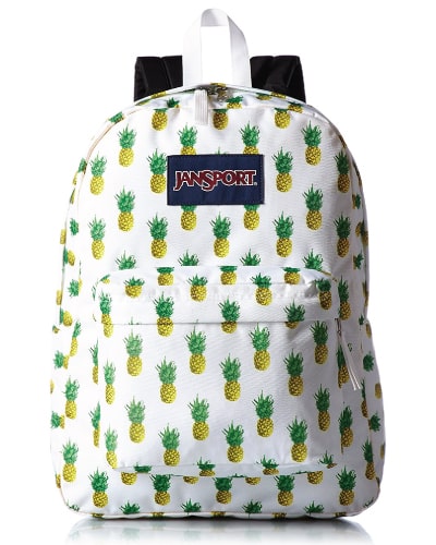 JanSport Superbreak Multi Tropic Gold Backpack 