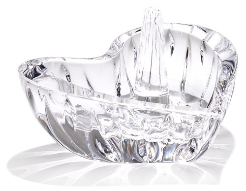 Marquis by Waterford Sheridan Ring Holder. Crystal. . 15 Year Wedding Anniversary Gift Ideas for Her, for Wife. Women Gifts.