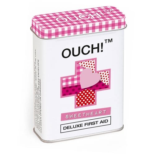 Ouch Sweetheart Bandages. Whats in my backpack? Back to school supplies.