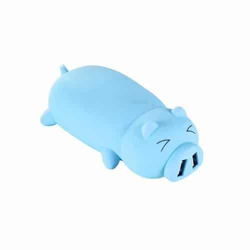 Adorable Piggy Power Bank. Girls backpack essentials. 