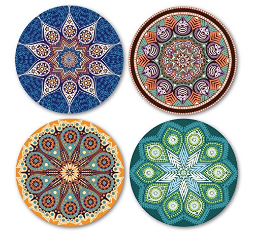 Mandala Stone Coasters