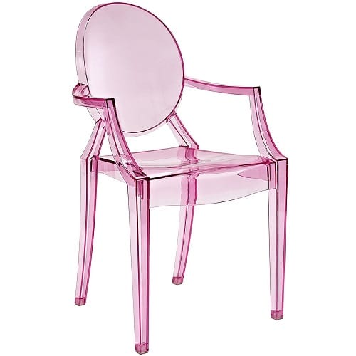 Pink Armchair. Dorm room ideas for girls college