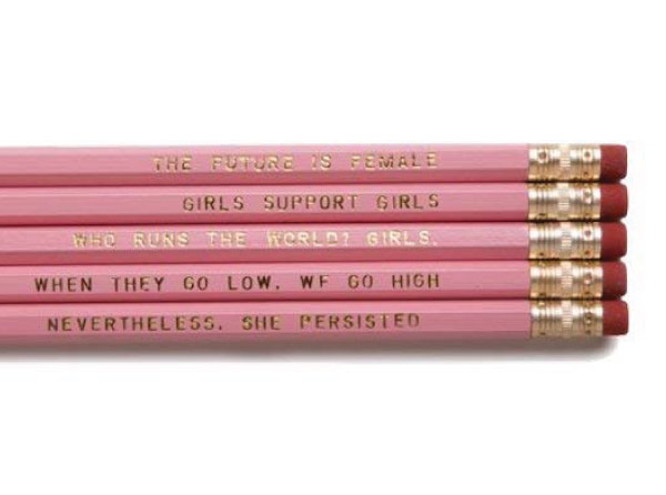 girl power pencils