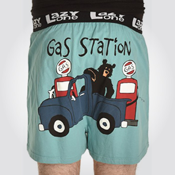 Gas station funny boxers