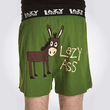 Lazy ass funny boxers