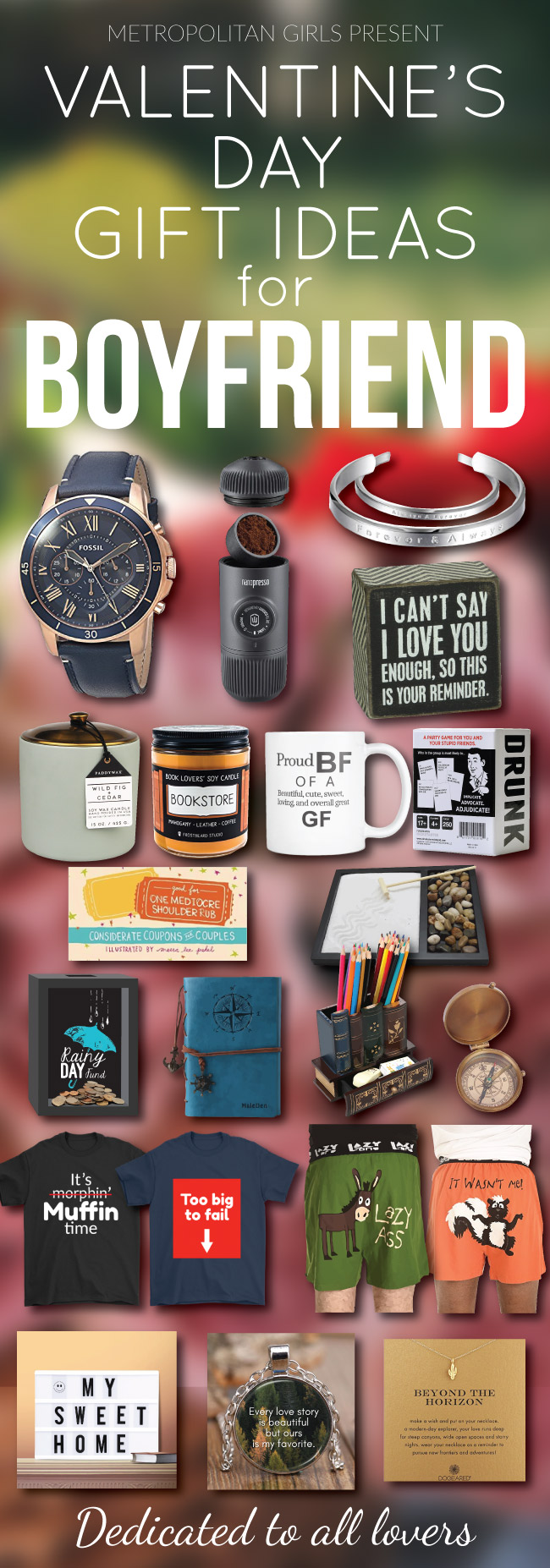 Valentine's Day Gift Ideas For Him | Your Boyfriend / Husband Is Going to Love These V-day Gifts! #romantic #valentines