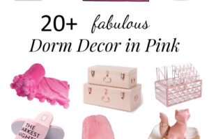 21 Pink Dorm Room Decor