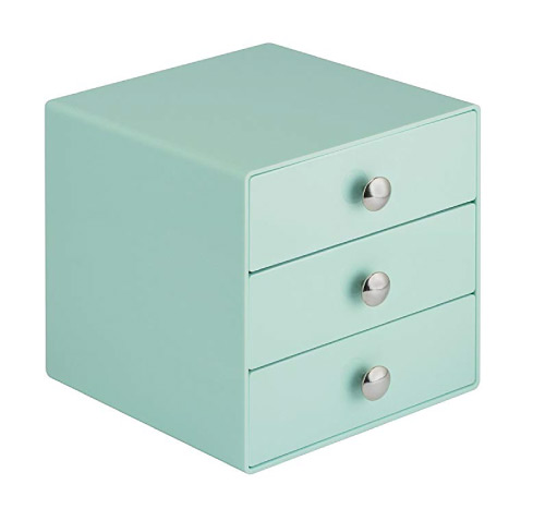 mint green desktop drawers girly-girl-office-supplies 
