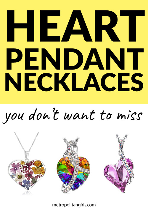 26 heart necklaces - that are the perfect gifts