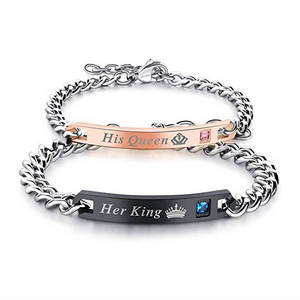 King and Queen - Matching Couple Bracelets 2