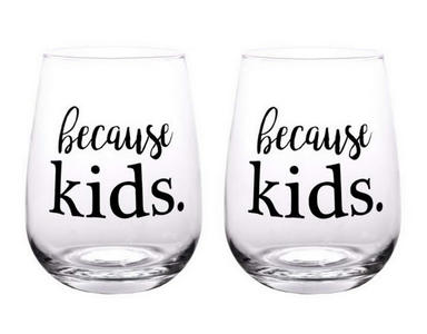 because kids. #wine #winelover #wineglasses