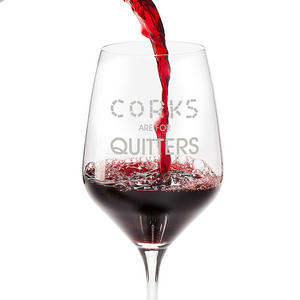 corks are for quitters #wine #winelover #wineglasses