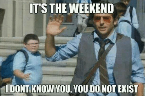 friday meme | it's the weekend