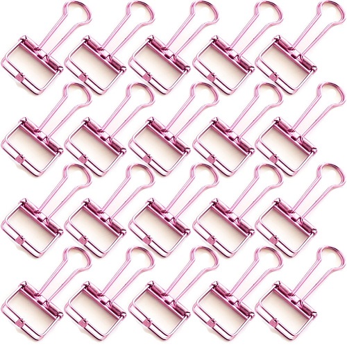Pink Long Tail Clip Office Supply Essential