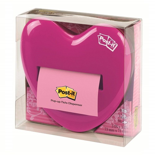 Post-it Pop-up Hot Pink Notes Dispenser For Home and Office