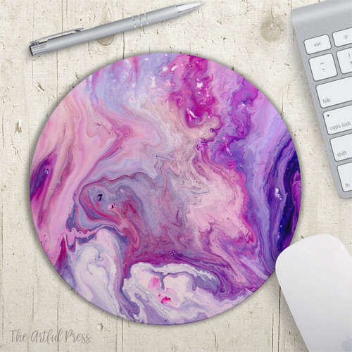 purple marble mousepad