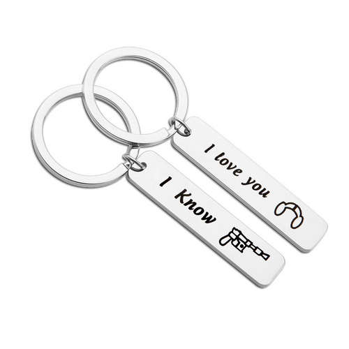 Long Distance Matching Keychains For Couples