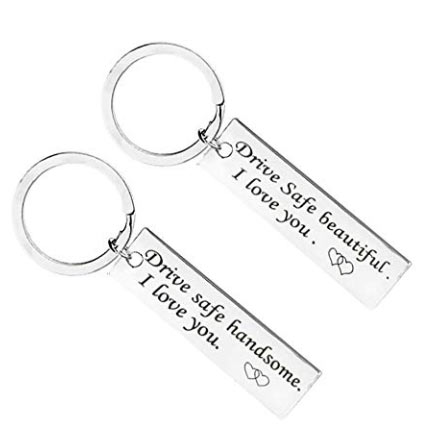 Matching Drive Safe Couple Keychains